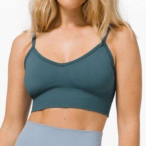 NWT lululemon Ebb to Street Bra C/D Desert Teal